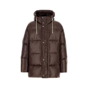 JIL SANDER Chocolate nylon down jacket J47AF0158J70007 202