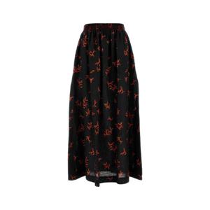 FENDI Printed linen skirt FAB394AT8M F1MVP