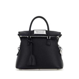 MAISON MARGIELA Navy blue leather mini 5AC handbag SB1WG0037P5348 T6460