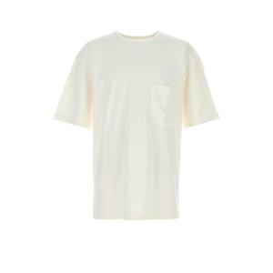 LEMAIRE White cotton oversize t shirt TO1455LJ1038 WH048