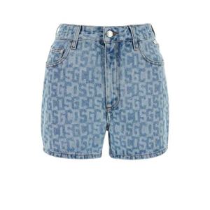 GCDS Printed denim shorts A1CW3100DA2 75