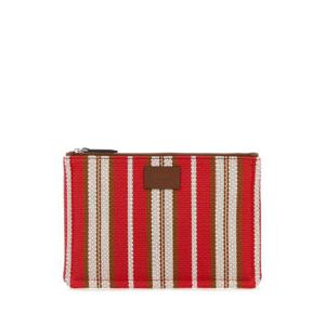 FENDI Embroidered canvas Signature pouch 7N0159AUGX F1SCQ