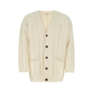 VALENTINO GARAVANI 아이보리 울 가디건 2V3KA02L95M A03