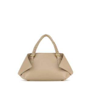 SALVATORE FERRAGAMO Beige leather medium handbag 219865781031 STONE