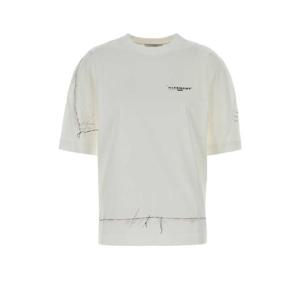 GIVENCHY White cotton oversize t shirt BW70FGP75M 100