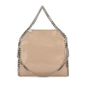 STELLA MCCARTNEY Powder pink shaggy deer mini Falabella handbag 371223WP0495 6802