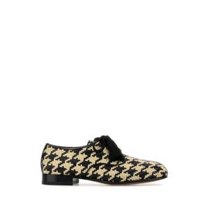 VALENTINO GARAVANI Two-tone leather VLogo Signature lace-up shoes 7Y2S0K05YMD RAV