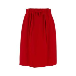 PRADA Red wool skirt P134ZGSOOO18CS F0011