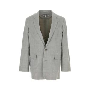 LOEWE Dark blue poplin shirt H526Y05WEY DARKNAVYLIGHTBLUE