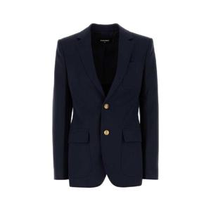 DSQUARED Navy blue wool blazer S75BN0924S78136 487