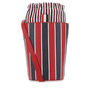 THOM BROWNE 프린트 가죽 미니 버킷 백 FAP394AL0018 600