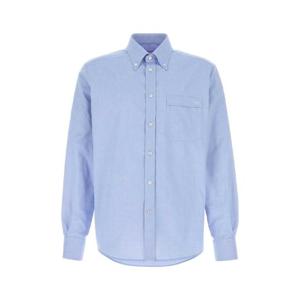 VALENTINO GARAVANI 파우더 블루 옥스포드 셔츠 6V0ABS80ATH CZV