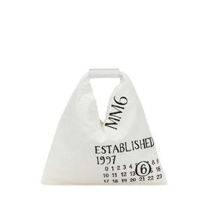 MM6 MAISON MARGIELA White fabric mini Japanese handbag SB6WD0013P7260 T1003