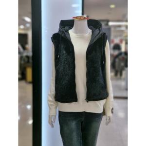 화이트호스 세이브존05 페이크 퍼 오리털 조끼 A44K01AAS