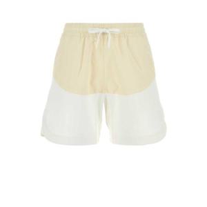 HERNO Two tone stretch cotton blend and nylon shorts PT00051DL56015 1000