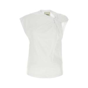 ISABEL MARANT White cotton Nayda t shirt TS0175FAA1N41I 20WH