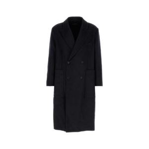 PALTO Midnight blue cashmere Ganzo coat B51PUGANZCAS 205