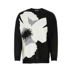 VALENTINO GARAVANI 블랙 비스코스 스웨터 4V0KC29TA21 YSW