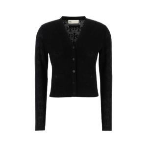 TORY BURCH Black viscose blend cardigan 171709 001