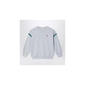 MINI RODINI 오가닉 코튼 소재의 회색 스웨트셔츠 2472011697COXHMIRO-GR