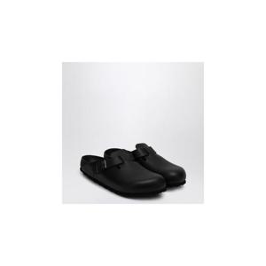 BIRKENSTOCK Boston slipper black in smooth leather 1026789LEXIBIRKE-BLK