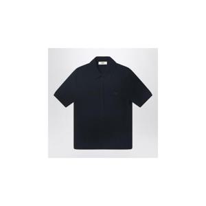 FENDI Black silk cady polo t shirt FS8227AWZIXHFENDI-F0GME