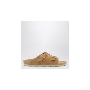 BIRKENSTOCK 슬라이드 취리히 절묘한 크림색 스웨이드 1029612SUEXHBIRKE-LC