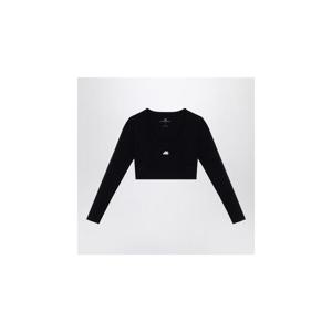 BALENCIAGA 매트 나일론 블렌드 소재의 블랙 액티브웨어 탑 7932814E2B9XHBALEN-1081