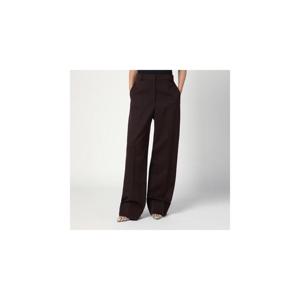 STELLA MCCARTNEY Straight leg trousers in plum wool 6402243GU700XLSTELL-6008