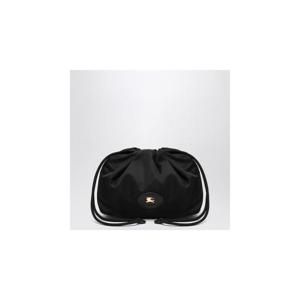 BURBERRY Reversible pouch in black nylon with Check pattern 8111317117221XLBURBE-A1189