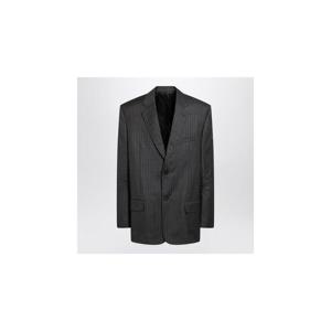 BALENCIAGA Grey pinstripe wool single breasted jacket 850763TPT05XLBALEN-1360