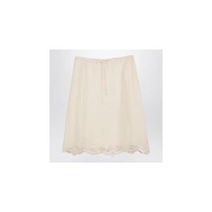 PRADA 아이보리 실크 스커트 P142YROOO1522XHPRADA-F0032
