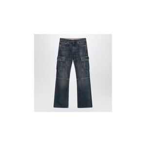 BALENCIAGA Blue Cargo Regular jeans with a faded effect 831704TSW71XIBALEN-4011