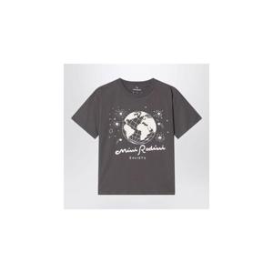 MINI RODINI 오가닉 코튼 소재의 그레이 티셔츠 2472012097COXHMIRO-GR