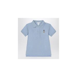 POLO RALPH LAUREN 로고 자수가 들어간 라이트 블루 코튼 폴로 셔츠 320853788011COXHPOLOR-EB
