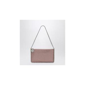 STELLA MCCARTNEY Falabella Pink Clutch Shoulder Bag with Rhinestones 7P0076WP0496XISTELL-5762