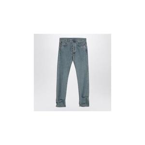 MOSCHINO 리벳이 달린 라이트 블루 데님 청바지 J03015422XHMOSCH-0349