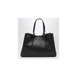 GUCCI GG Emblem large black shopping bag 815213AAFDVXLGUC-1000