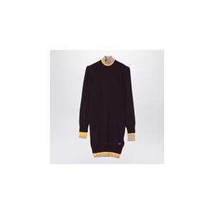 FENDI Dark purple wool dress FZDC36ASJGXHFENDI-F0AU3