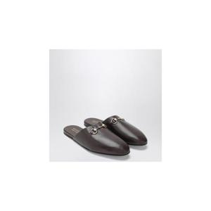 GUCCI Brown leather mules with Horsebit detail 850140AAEA4XLGUC-2270