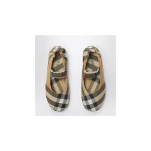 BURBERRY Check pattern nylon blend ballerina 8100661159518XIBURBE-B9368
