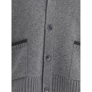 THOM BROWNE Merino wool Cardigan MKC608AY1029055