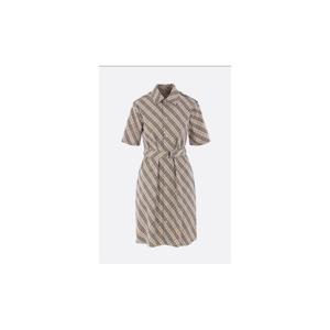 BURBERRY check poplin shirt dress with belt 8103472C1849