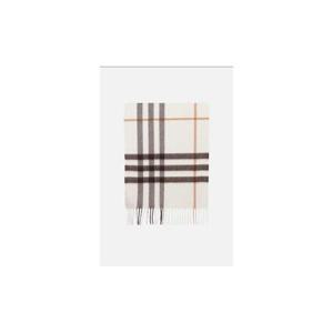 BURBERRY Check cashmere scarf 8112634A4486