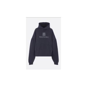 BALENCIAGA Nano BB cropped hoodie in jersey 818433TSVO31083