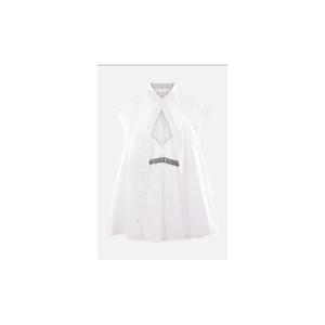 SACAI 팝린 슬리브리스 탑셔츠 2407253151