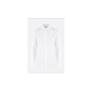 GIVENCHY poplin shirt with logo embroidery BW61EL14M6100