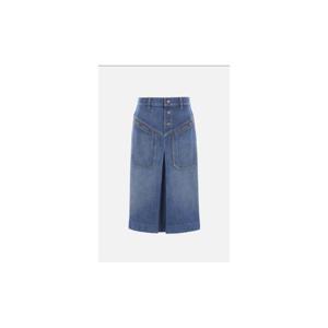 CHLOE denim flared skirt CH25ADJ01251427