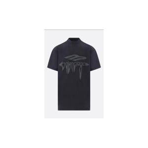 BALENCIAGA 3B Liquefied oversized t-shirt in cotton 787349TRVS81013