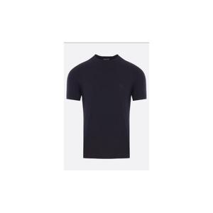 GIORGIO ARMANI stretch jersey t shirt with logo embroidery 3GST52SJP4ZUC99